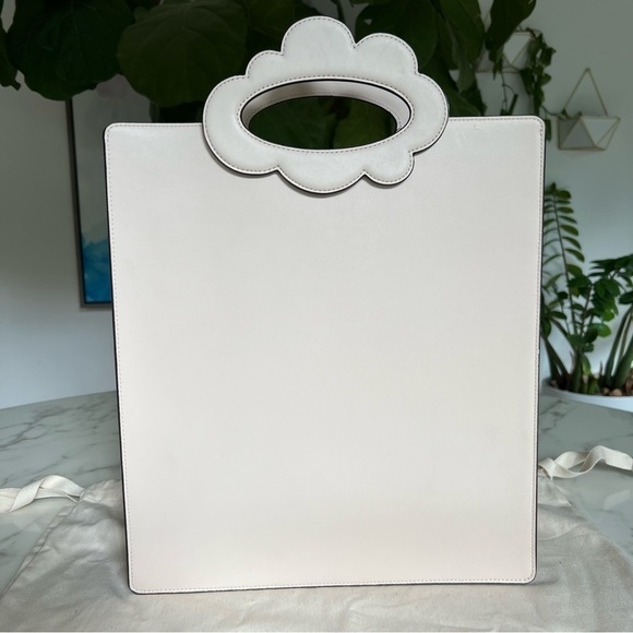 COACH Cloud Handle Tote In Coachtopia Leather CT383 Ivory Crossbody Shoulder Bag - Picture 3 of 16